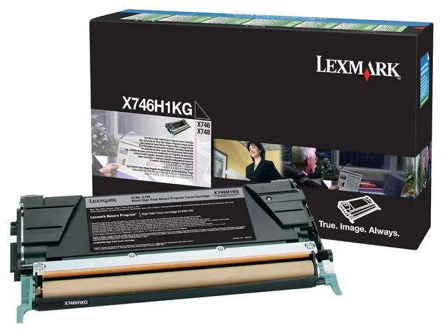 Lexmark Toner LEXMARK X746H1KG 12K sort