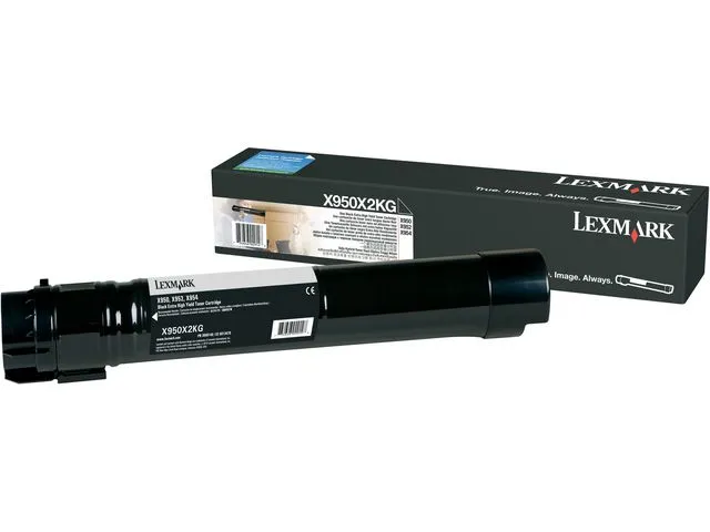Lexmark Toner LEXMARK X950X2KG 32K sort