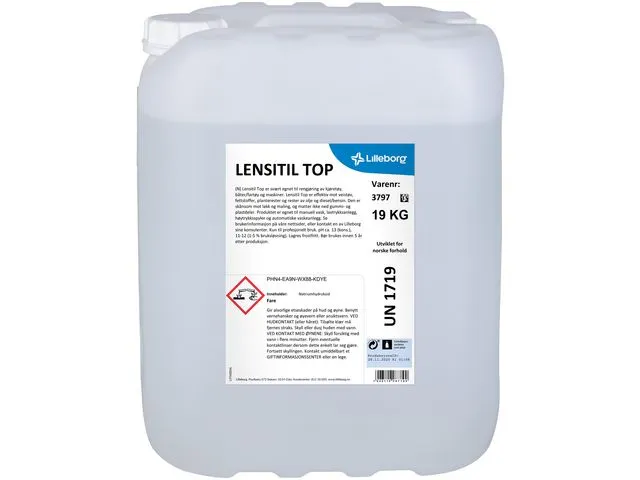 LENSITIL Rengjøring LENSITIL TOP transp.vask 19kg