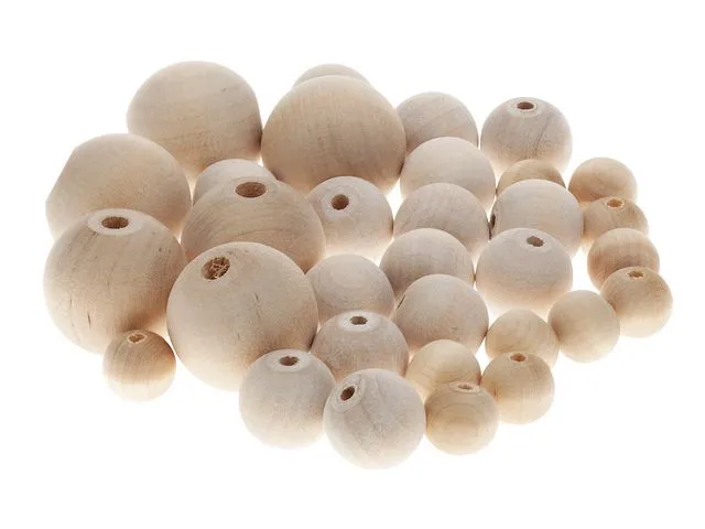 PLAYBOX perleblanding, 20 mm, runde, brune
