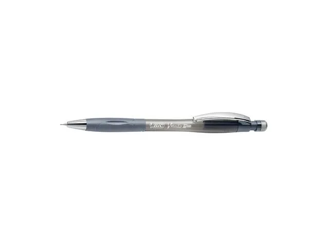 BIC® Velocity Pro trykkblyant, 0,5 mm, HB-bly, grå kropp med gummigrep