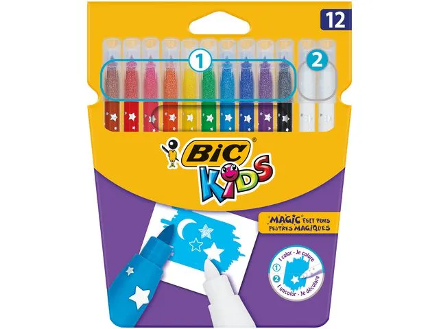BIC® Fiberpenn, Kids Magic Felt Pens