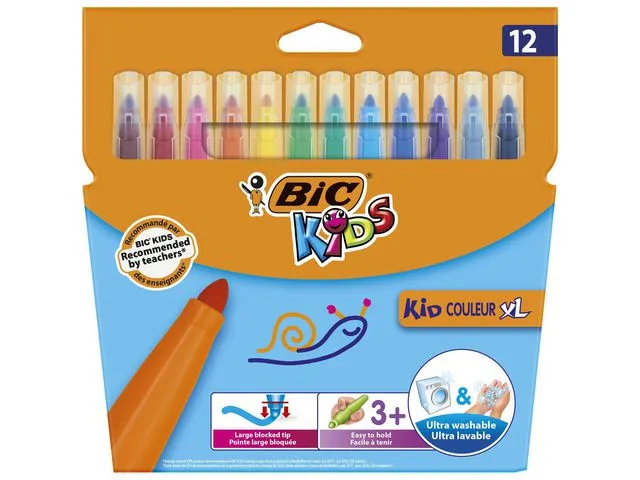 BIC® Fiberpenn Kids XL ass.farger