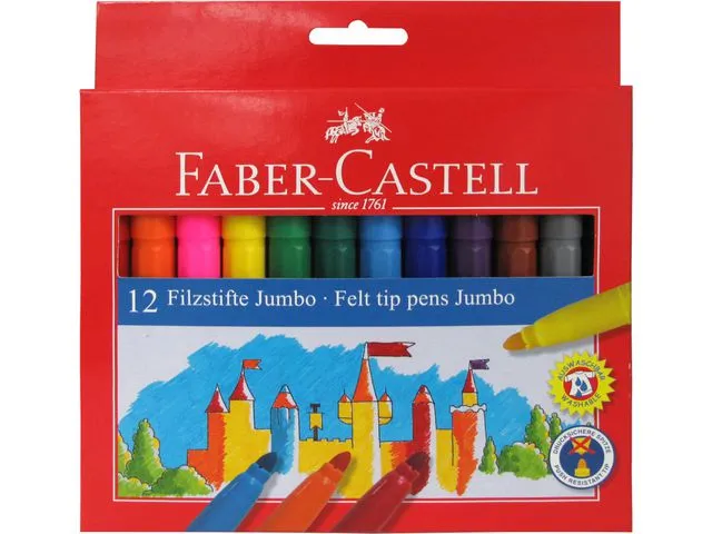 Faber-Castell Tusj FABER CASTELL Jumbo ass. (12)