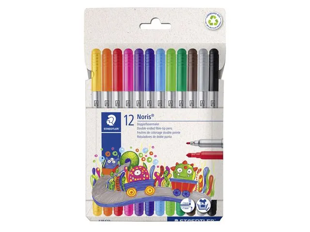 Staedtler Tusj STAEDTLER Duo ass. frg (12)