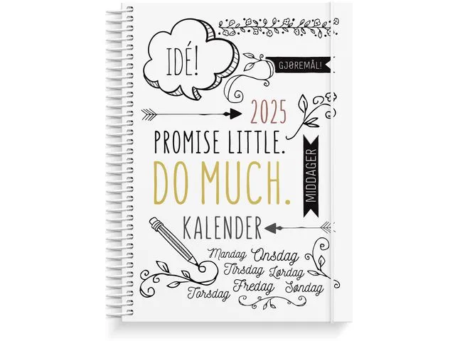 Grieg Ukekalender GRIEG A5 2025 Doodle