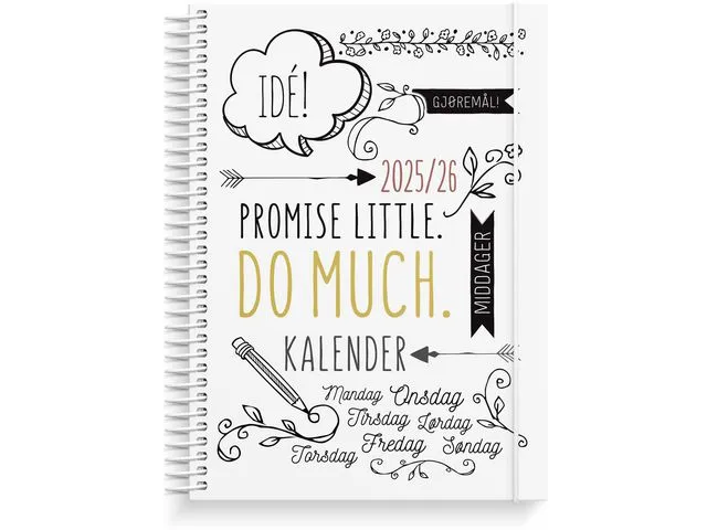 Grieg Ukekalender GRIEG A5 Doodle 25/26