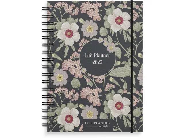 Grieg Ukekalender Life Planner 2025 Floral A6