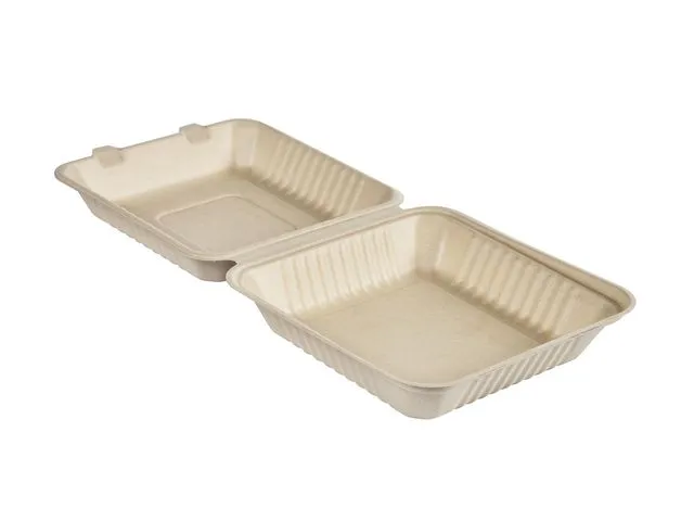 BioPak Varmmatboks Duni 1200ml bagasse brun(50)