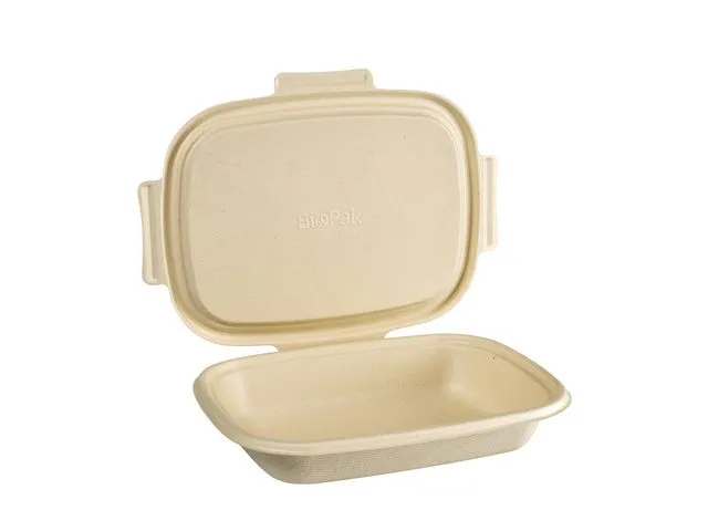 BioPak Varmmatboks Duni 0,9L bagasse (50)