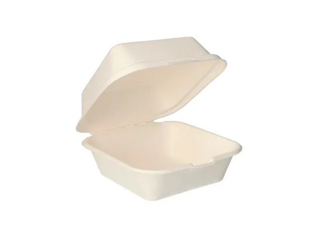 Papstar Varmmatboks PURE bagasse 400ml (25)