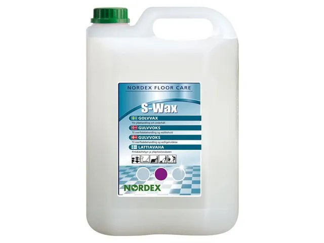 NORDEX S-Wax gulvvoks for linoleumsgulv, 5 l