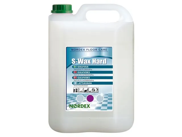 NORDEX S-Wax Hard Floor Wax gulvvoks for harde gulv, 5 l