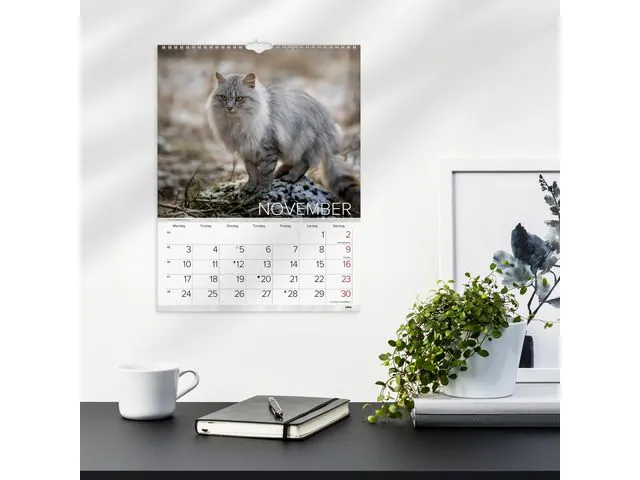 Grieg Veggkalender GRIEG 2025 Katter