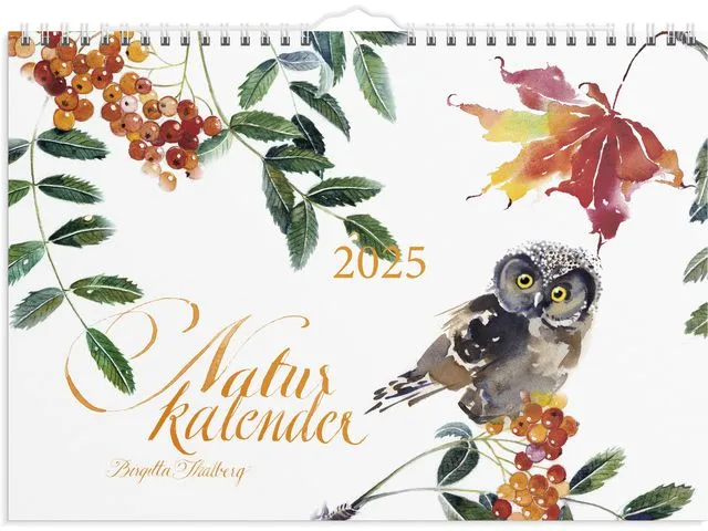 Grieg Veggkalender 2025 Veggkalender Natur