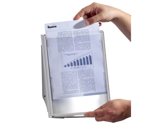 Durable Veggstativ SHERPA® med10 lommer sort/grå