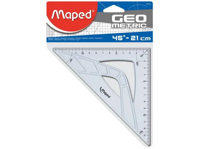 Maped Vinkel 45 grader 21cm oppheng