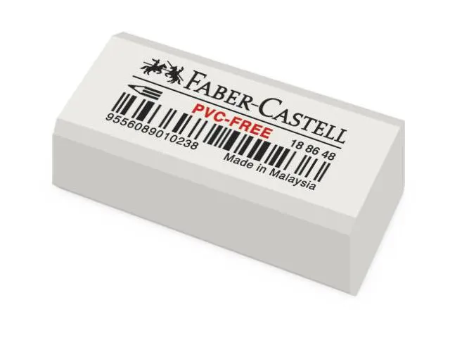 Faber-Castell Viskelær FABER CASTELL 188648PVC fri(48)