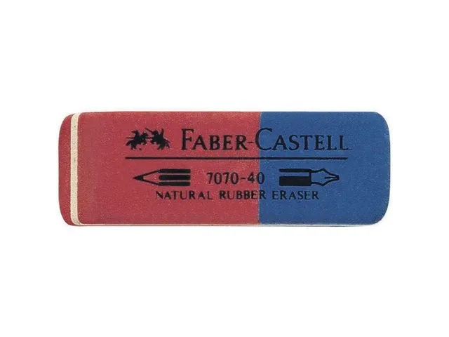 Faber-Castell Viskelær FABER CASTELL 7070 rød/blå