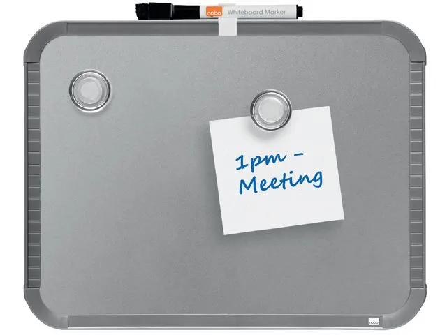 Nobo Whiteboard NOBO Slim-Line 22x28cm sølv