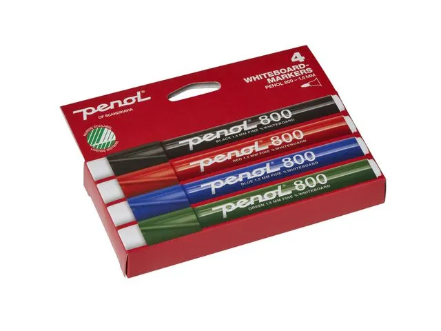 PENOL Whiteboardpenn PENOL 800 rund assort (4)