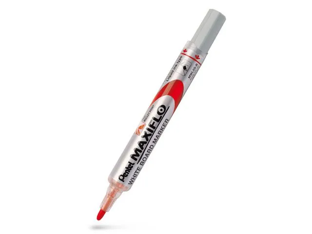 Pentel Whiteboardpenn PENTEL Maxiflo F rød