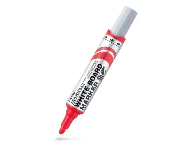 Pentel Whiteboardpenn PENTEL Maxiflo M rød