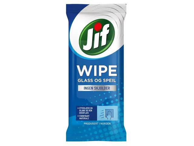 Jif Wipes JIF glass og speil (30)